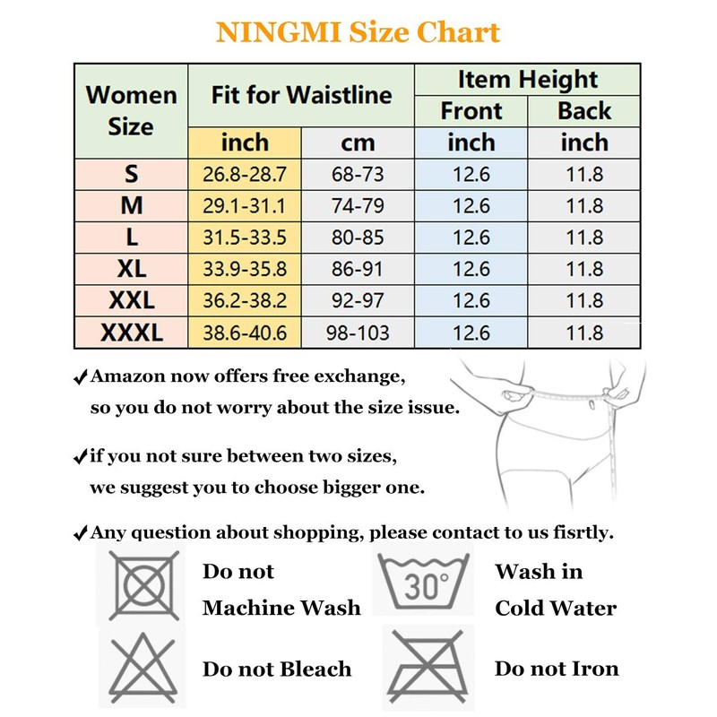 NINGMI Sauna Waist Trainer for Women - Workout Sweat Waist