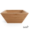 Belari 6.25" Bamboo Bowl Set - Bamboo Reusable Bowls -