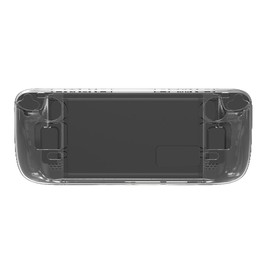 Steam Deck Case for LCD/OLED TPU Protective Crystal Clear Case Cover for Steam Deck Precision Molded Anti-Slip Hard Case Cover for Steam Console Ergonomic Grip Lightweight Durable