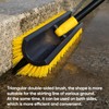 Yocada Double-Sided Floor Scrub Brush Triangle Brush Corner Crevice Cleaning