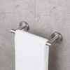 GERZ 9-Inch Small Kitchen Towel Bar Brushed Stainless Steel Cabinet