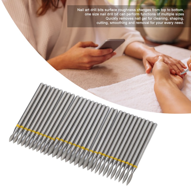 Nail Art Drill Bits Silicon Carbide Polish Removal Drill Bit