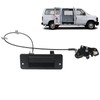 TQPONLY Lower Door Latch with Handle Assembly,Compatible with 2010-2014 Ford