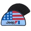 Jeep Vintage Flag Logo Embroidered 2-Piece Hook & Loop Patch