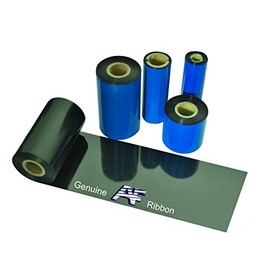 Accurate Films Thermal Transfer Ribbon for NOVEXX Lion, Puma, Tiger/XXL, and Chess Printer, Box of 6, 3.15" x 1,969' (80mm X 600m), 1 inch Core, Black. Near Edge Wax Resin Ribbon for Label Printing
