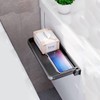 Z metnal RV Foldable Shelf, Metal Floating Shelves, 2 Tier