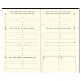 Exacompta Internal Refill for Eurotime 16 Diary, Jan to Dec 2018