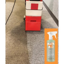Prime Solutions KICK A** Concentrated All-Purpose Cleaner & Degreaser - Superior Carpet Cleaning Machine Detergent; Powerful Stain Remover (4-Pack, 64oz Concentrate) - Contains 0% Bleach - All Surface Safe |
