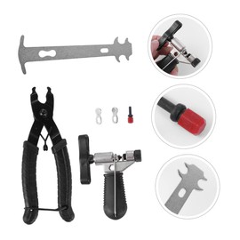 Parliky Bike Chain Removal Tool Kit Quick Link Pliers Chain Wear Indicator for Easy Bike Repairs