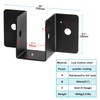 eoere 2 PCS Heavy Joist Hanger, Inner Width: 3-1/2", Fit
