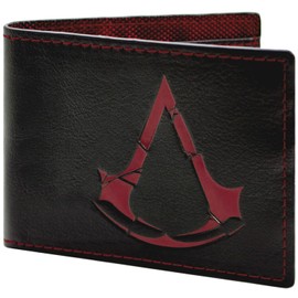 Liberation Assassin's Creed Rogue Templar Brotherhood Emblem Wallet Bi-Fold Coin Pocket & Card Holder, Black