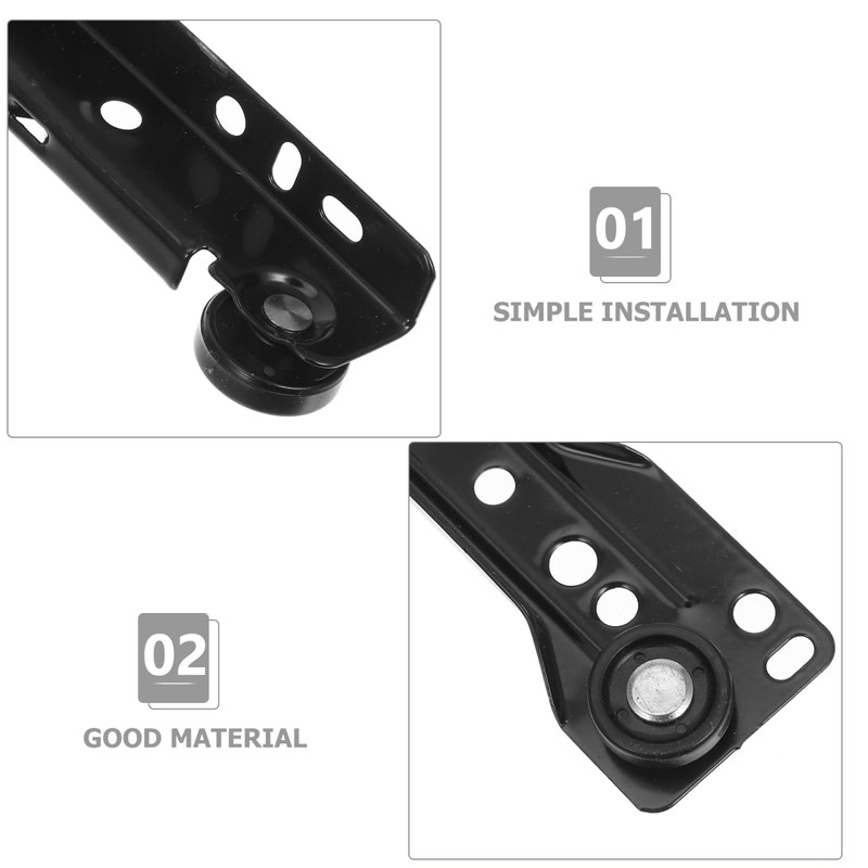 Gadpiparty Drawer Slide Rails for Furniture 2 Sectioned Easy to