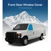 VANNCAMP Front Door Window Covers(Pair) for Chevy Express/Gmc Savana, Magnetic