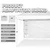 MordenApe Sunshade Sidewall with Storage Net Bag for 10x10 Pop