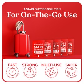 Emergency Stain Rescue Stain Remover Spray - Fast-Acting Spray for Laundry - Carpet Spot Removal & Oil, Grease & Blood Remover for Clothes & Upholstery - 1 Count (Pack of 25)
