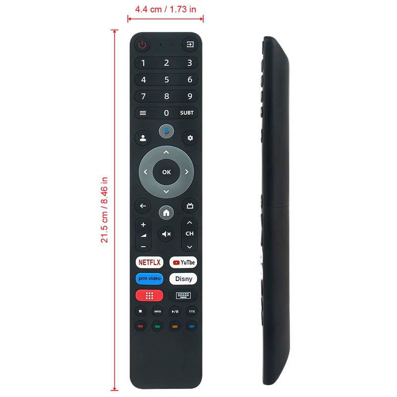 IGOO-TV 55U VINABTY Replacement Voice Remote Control for DYON iGoo-TV