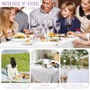 XHDA 6 Pack White Party Table Cloth 54" x 108",