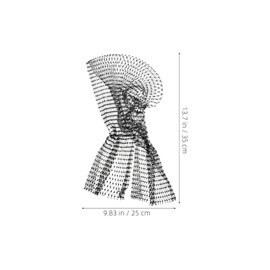 OATIPHO Sparkly Rhinestone Headwraps for Women Handmade Crystal Turbans Wide Rhinestone Hairbands for Weddings Parties Banquets Comfortable Dazzling Luxury