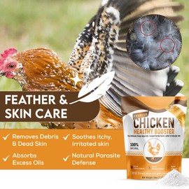 Spanielbuns Chicken Dust Bath Sand Mix – Natural Poultry Dust for Feather & Skin Care | Diatomaceous Earth Blend | Coop Cleaner & Odor Control | Safe for Chickens, Ducks, Chinchillas-5 lbs