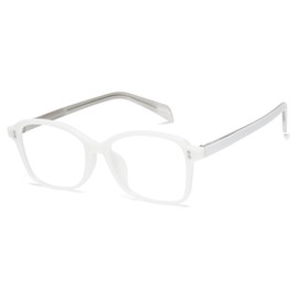 Cyxus Cat Eye Blue Light Blocking Glasses Men Women Computer Gaming Glasses UV400 glasses 8263 White