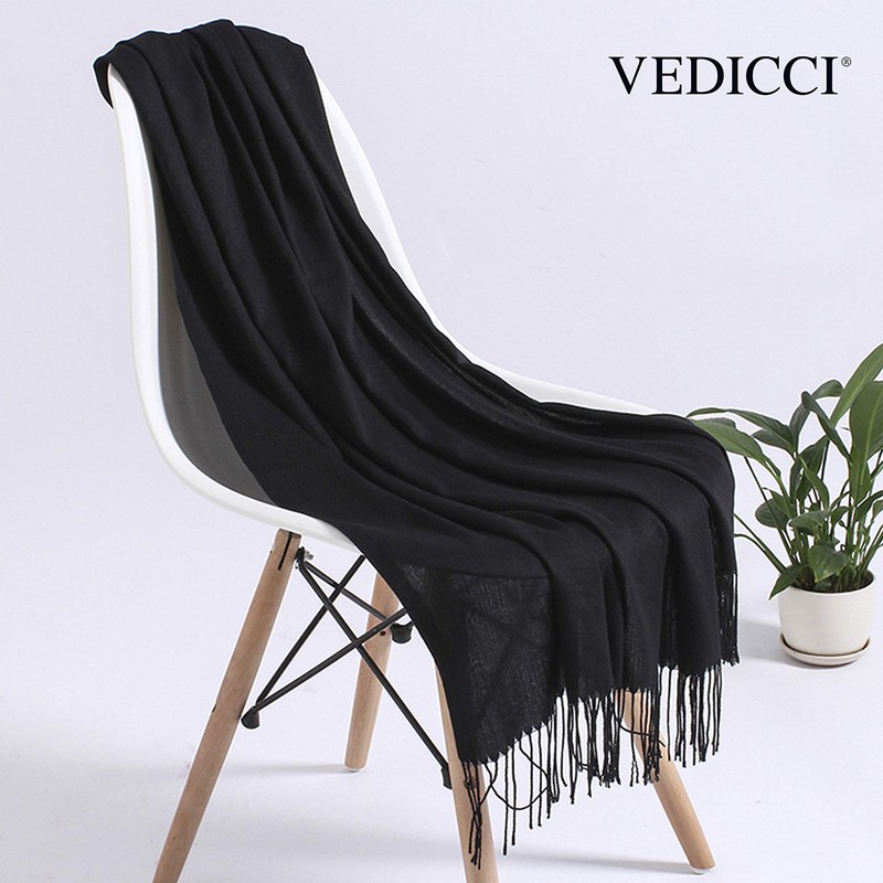 Vedicci Pashmina para Mujer con Acabado Suave y Ligero -