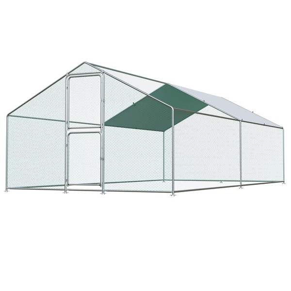 Airynee Large Chicken Coop, Chicken Coops for 20 Chickens, Chicken