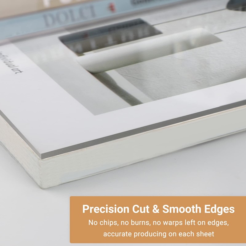 Enoin 8x12 Clear Acrylic Sheets - Plexiglass Sheets 1/8 Thick