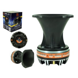 Mr. Dj USA PRO-D1 High Compression Titanium Driver Bullet Super Tweeter with Aluminum Horn