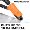 Jikbeed Sheet Metal Cutter Drill Attachment, Electric Drill Shears Attachment