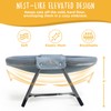 KITTY KINGDOM Elevated Cat Hammock Bed, Foldable No-Assembly Cat Bed