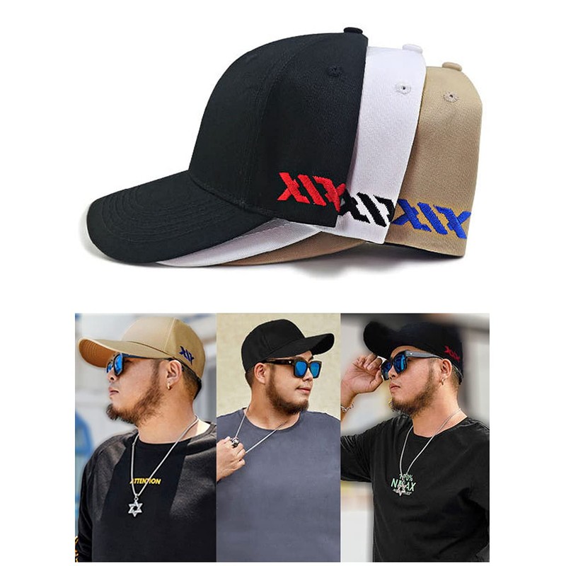Laquest Large Size, Deep, Embroidered Logo, Cap, Head Circumference, Maximum
