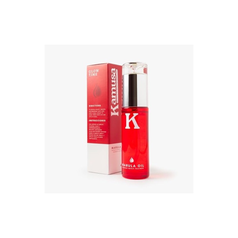 Kamusa Aceite de Marula para Cabello Seco y Dañado, Reparador