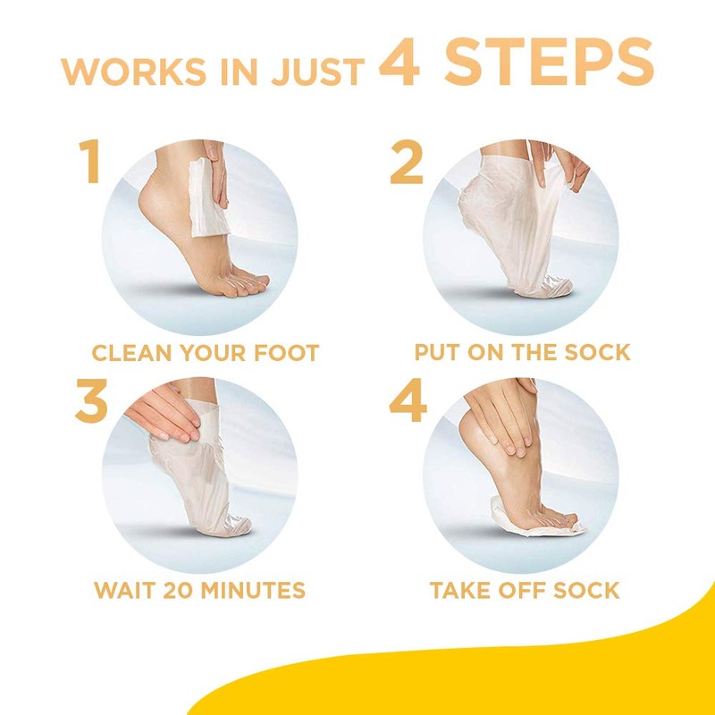 Scholl Foot Mask Triple Oil, One Pair, One Size