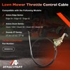 ATRACYPART 06900416 Mowers Throttle Cable Compatible with Ariens Zoom 34