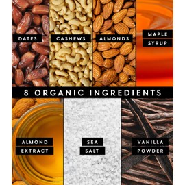 Truvani Plant Based Snack Bars | Sugar Cookie 12 Pack | 6g Protein | USDA Organic and Vegan | The Only Bar | Dairy, Soy, and Gluten Free | Individually Wrapped