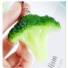 Dhjrefhhd 1Pcs Broccoli Keychain Kitchen Simulation Food Vegetable Decoration Keychain