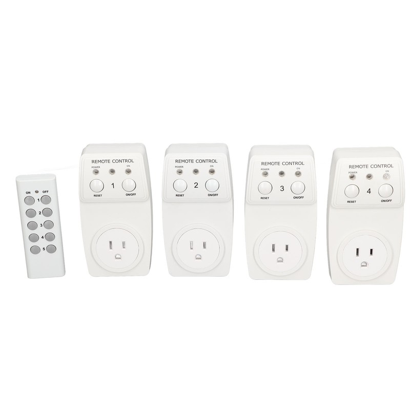 Smart Switch Socket with Remote Control Wireless Power Outlet Set