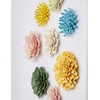 SEINHIJO Ceramic Flower Wall Decor 3D Wall Art Sculpture Home