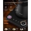 Gooseneck Electric Kettle with Temperature Control, 0.9L, Black
