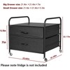 EazeHome Mini Fridge Stand with Storage, Mini Fridge Stand, 2