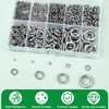 Pack of 1050 Stainless Steel Spring Washers Set, Spiral Spring