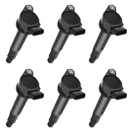 FAERSI Set of 6 Ignition Coil Pack for 3.5L V6 Toyota Sienna Avalon Camry Highlander Rav4 Venza Lexus RX350 IS350 ES350 2007 2008 2009 2010 2011 2012 2013 2014 2015 OE# 90919-A2007, UF487