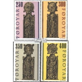 Denmark - Faroe Islands 93-96 (complete.issue.) fine used/cancelled 1984 church gestühl cheeks (Stamps for collectors) Christianity