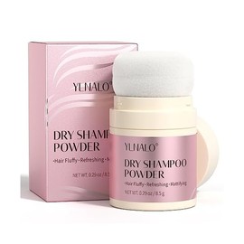 YLNALO Dry Shampoo Powder, Mattifying Root Fuller Looking Refreshing Hair, Vegan, Non-aerosol, No White Cast, Travel Size Dry Shampoo Suitable for Women and Men, 0.29 Oz