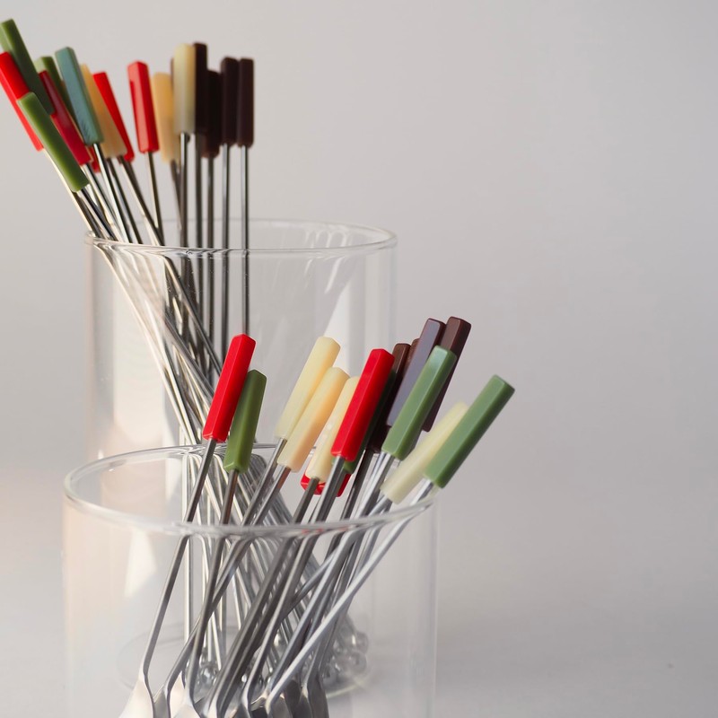 Takakuwa Metal Dip Fork Brown Size: Approx. W13.2 411498