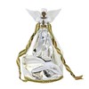 African American Treetopper Figurine: Serenity Angel in Silver
