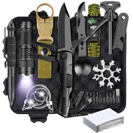 Gifts for Men,13-in-1 Survival Tool for Stocking Stuffers for Adults Men, Mens Gifts for Dad Him Boyfriend, Christmas Gifts for Men, Cool Gadgets for Gardening, Outdoor, Fishing, Camping Accessories