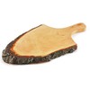 Rustic Vesper Board with Handle & Natural Bark - VESPERBRETT