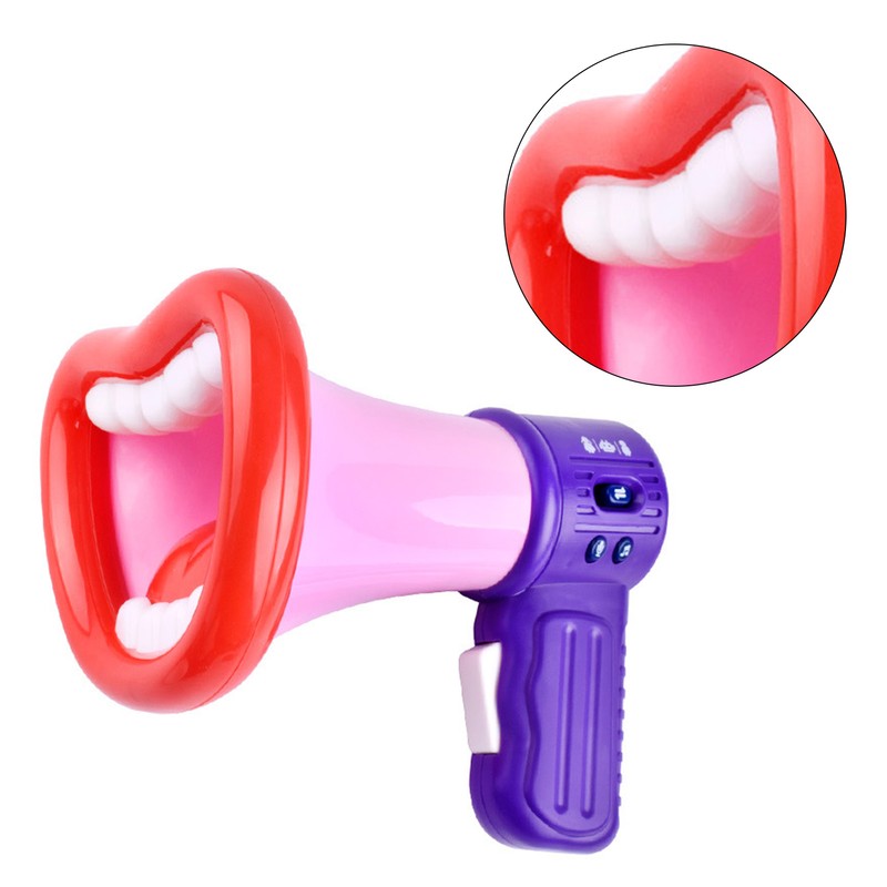 Voice Changer Horn Toy for Kids Mouth Shape Multi Button