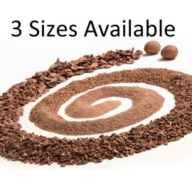 Agra Grit Walnut Shell Media 18-40 Grit - Medium, Crushed Walnut Shells for Blasting, Polishing, Deburring, Anti-Skid and Fillers, 25 lbs